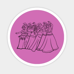 Belly Dancers Magnet